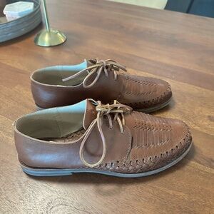 Chamula Leather Woven Huarache Size 12